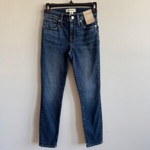 Madewell 9 Mid-Rise Skinny Jeans 23P Petite Blue Denim NN773 NWT